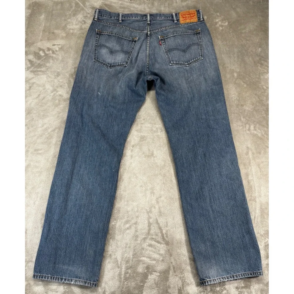 Levis 559 Relaxed Straight Jeans Mens 38x34 Blue Good Medium‎ Wash Denim